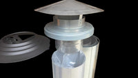 8 inch 4.0m flue kit stainless steel