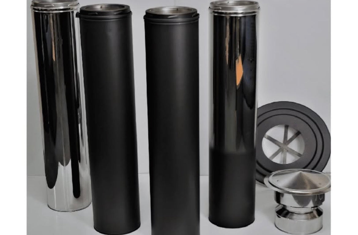 6” 4m pivot flue kit
