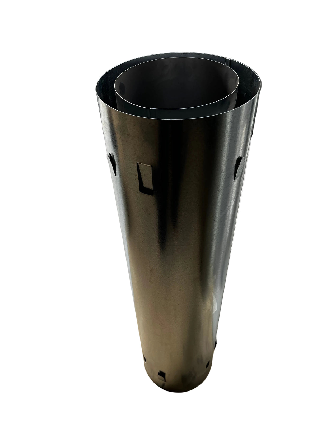 6” double skin insulated 1 galv & 1 s/steel