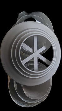 8 inch 4.0m flue kit stainless steel