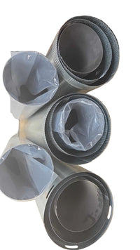 8 inch 4.0m flue kit stainless steel