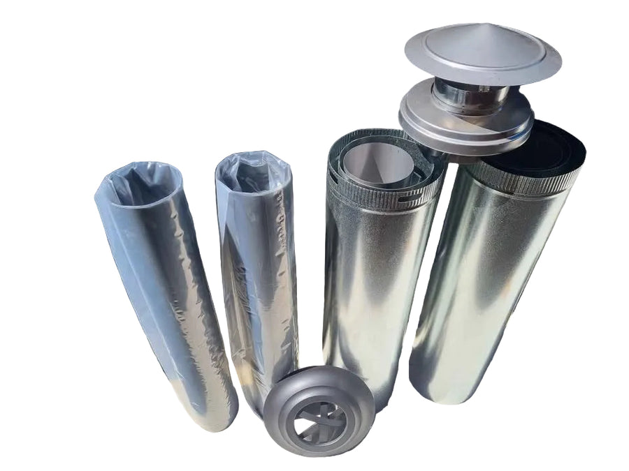 6" Flue Kit 4.0m Stainless Steel