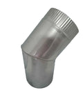6" 45 degree single bends s/steel - Per Pair